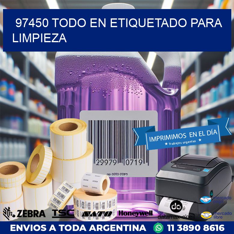 97450 TODO EN ETIQUETADO PARA LIMPIEZA