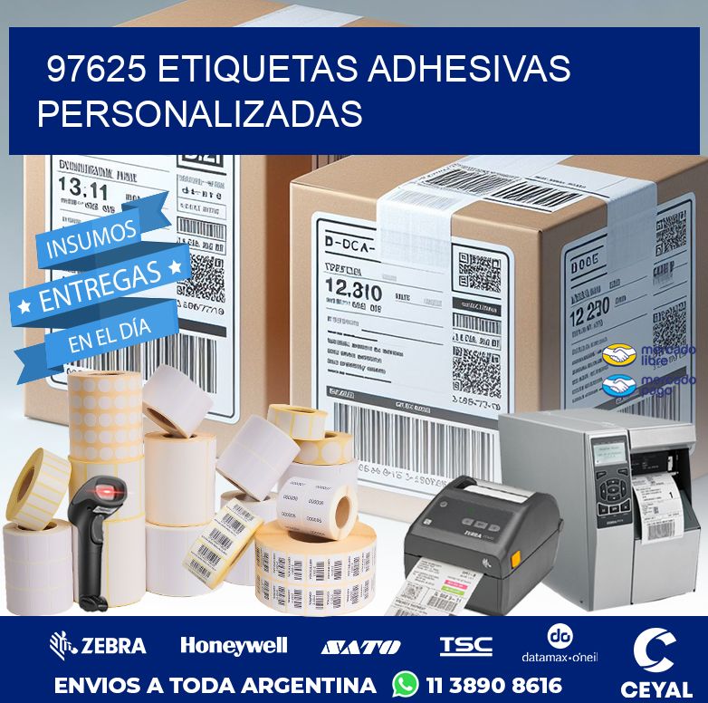 97625 ETIQUETAS ADHESIVAS PERSONALIZADAS
