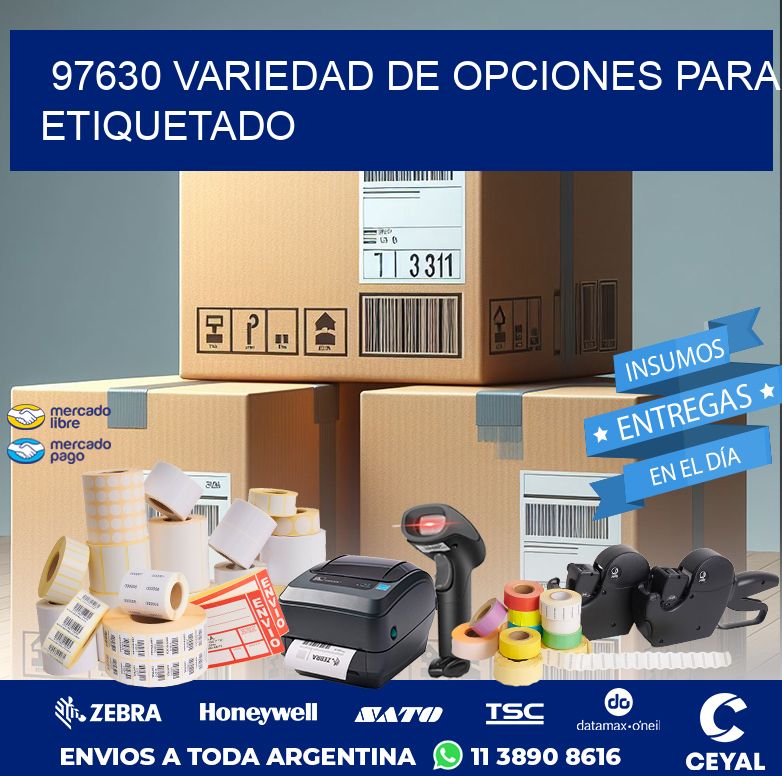 97630 VARIEDAD DE OPCIONES PARA ETIQUETADO