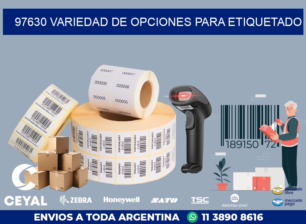 97630 VARIEDAD DE OPCIONES PARA ETIQUETADO