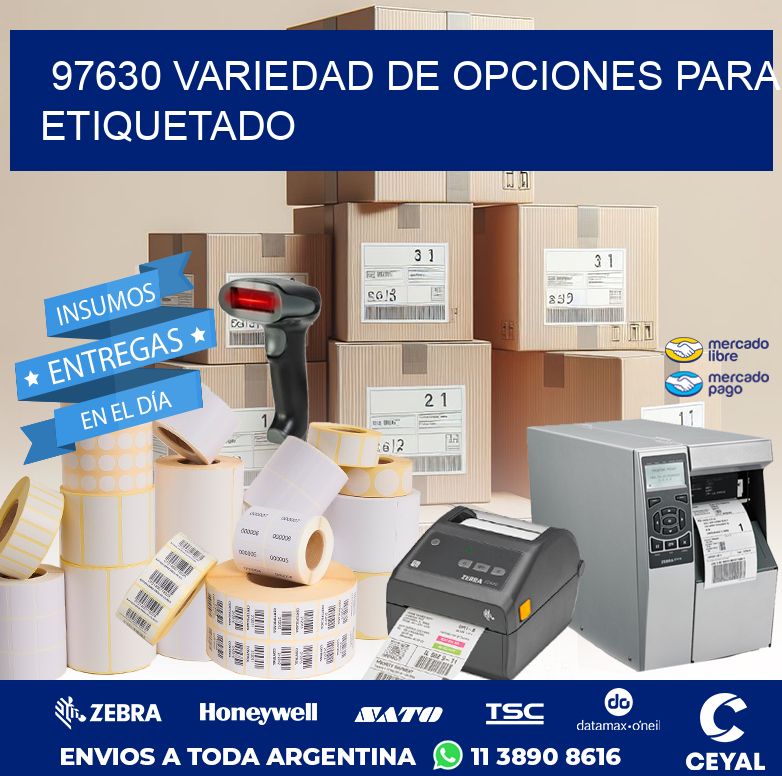 97630 VARIEDAD DE OPCIONES PARA ETIQUETADO