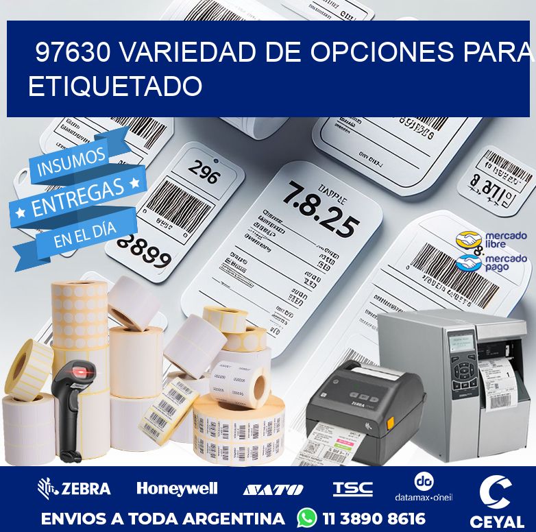 97630 VARIEDAD DE OPCIONES PARA ETIQUETADO