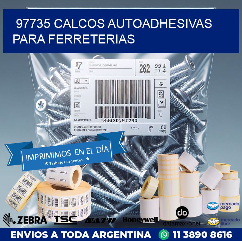 97735 CALCOS AUTOADHESIVAS PARA FERRETERIAS