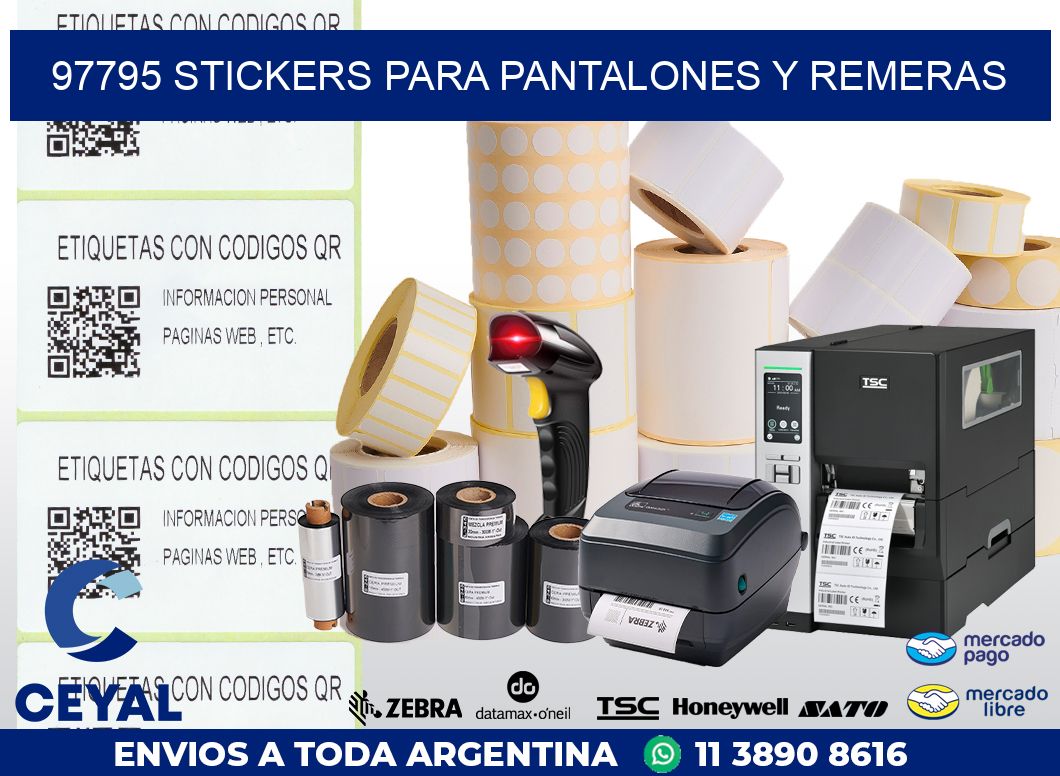 97795 STICKERS PARA PANTALONES Y REMERAS