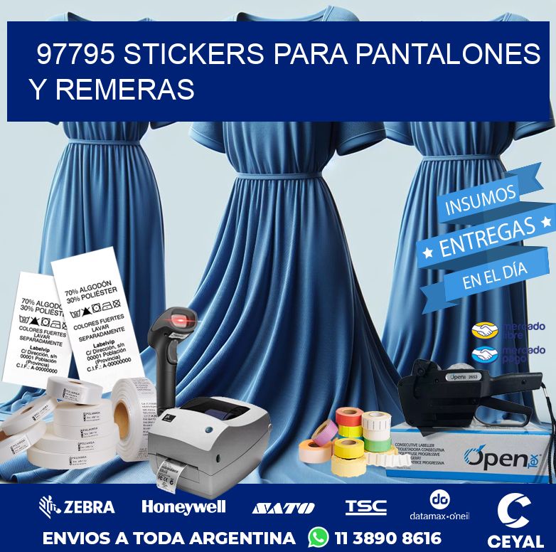 97795 STICKERS PARA PANTALONES Y REMERAS