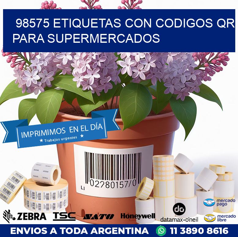 98575 ETIQUETAS CON CODIGOS QR PARA SUPERMERCADOS
