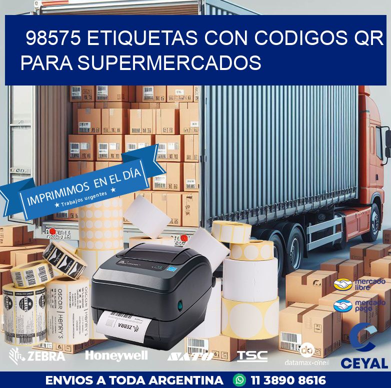 98575 ETIQUETAS CON CODIGOS QR PARA SUPERMERCADOS
