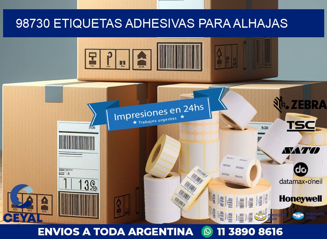 98730 ETIQUETAS ADHESIVAS PARA ALHAJAS