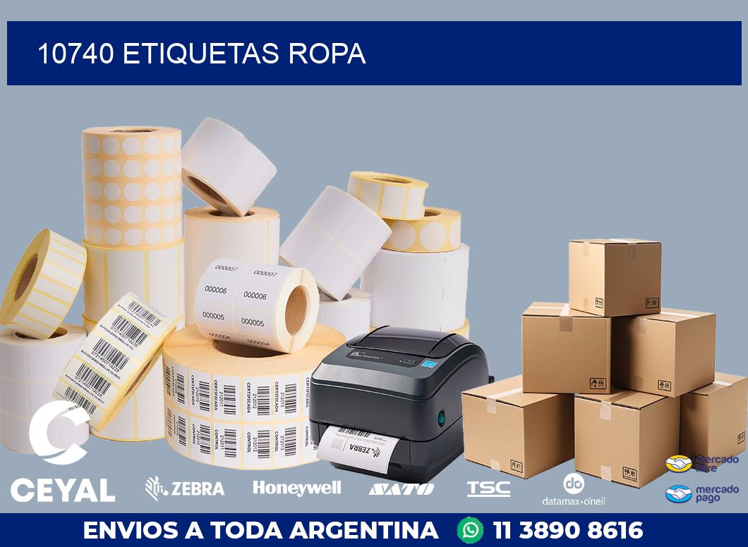 10740 ETIQUETAS ROPA