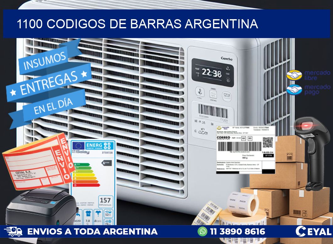 1100 CODIGOS DE BARRAS ARGENTINA