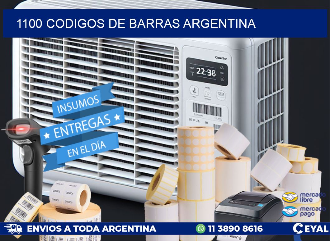 1100 CODIGOS DE BARRAS ARGENTINA