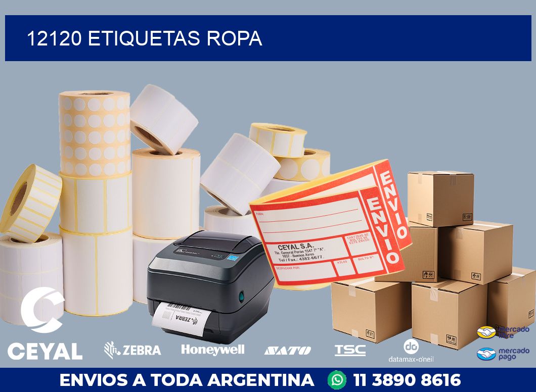 12120 ETIQUETAS ROPA