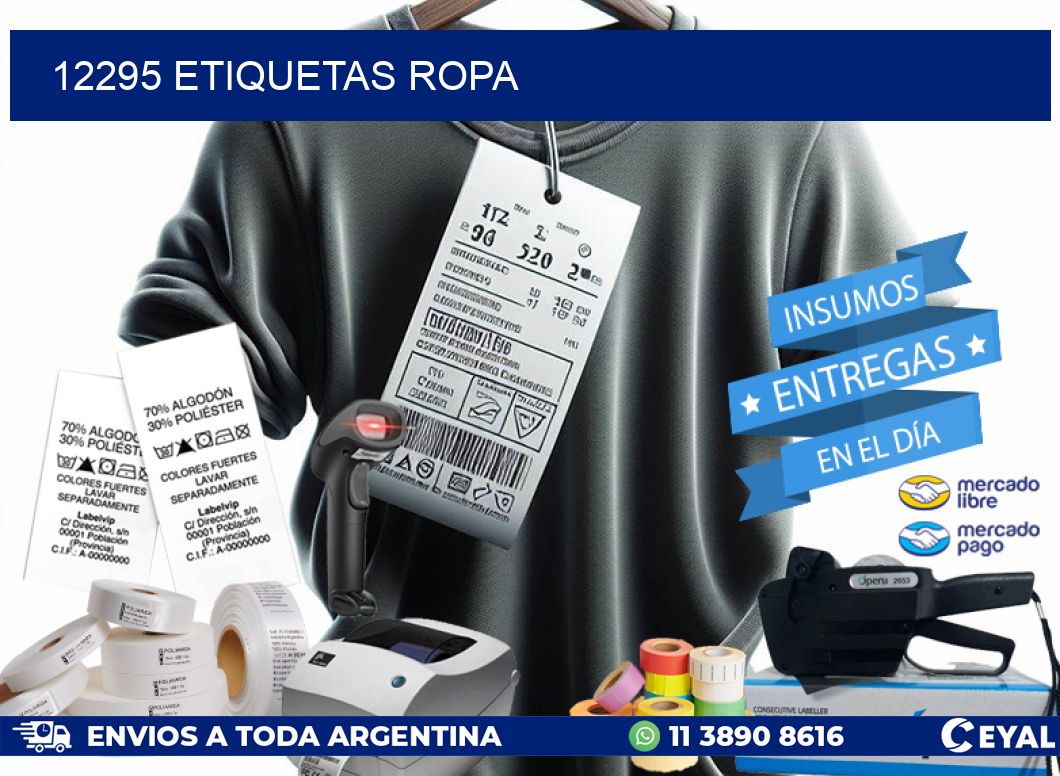 12295 ETIQUETAS ROPA