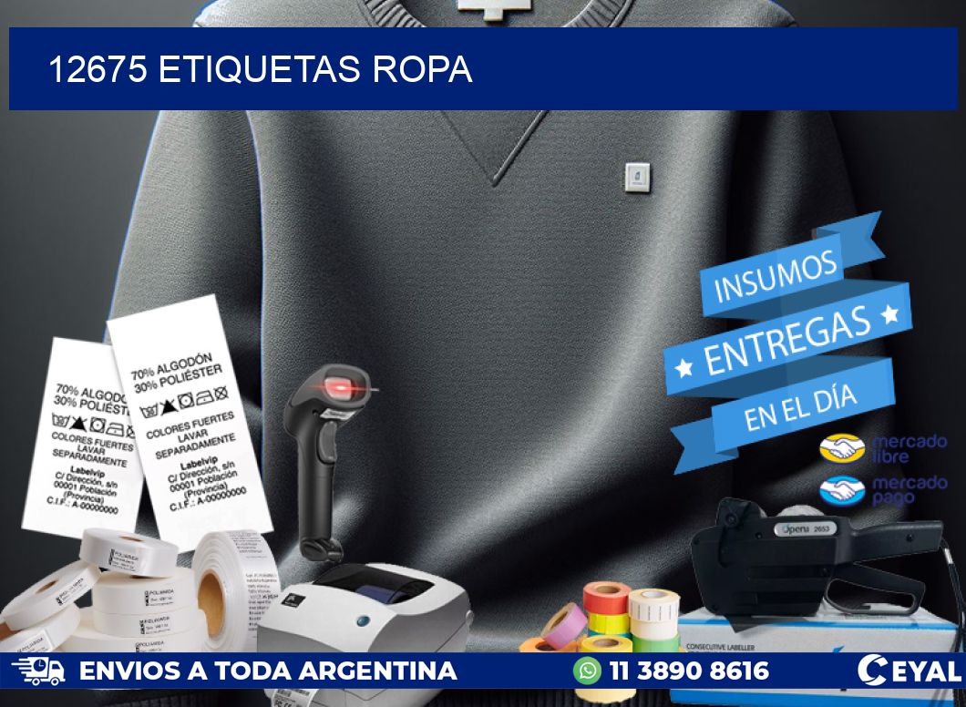 12675 ETIQUETAS ROPA