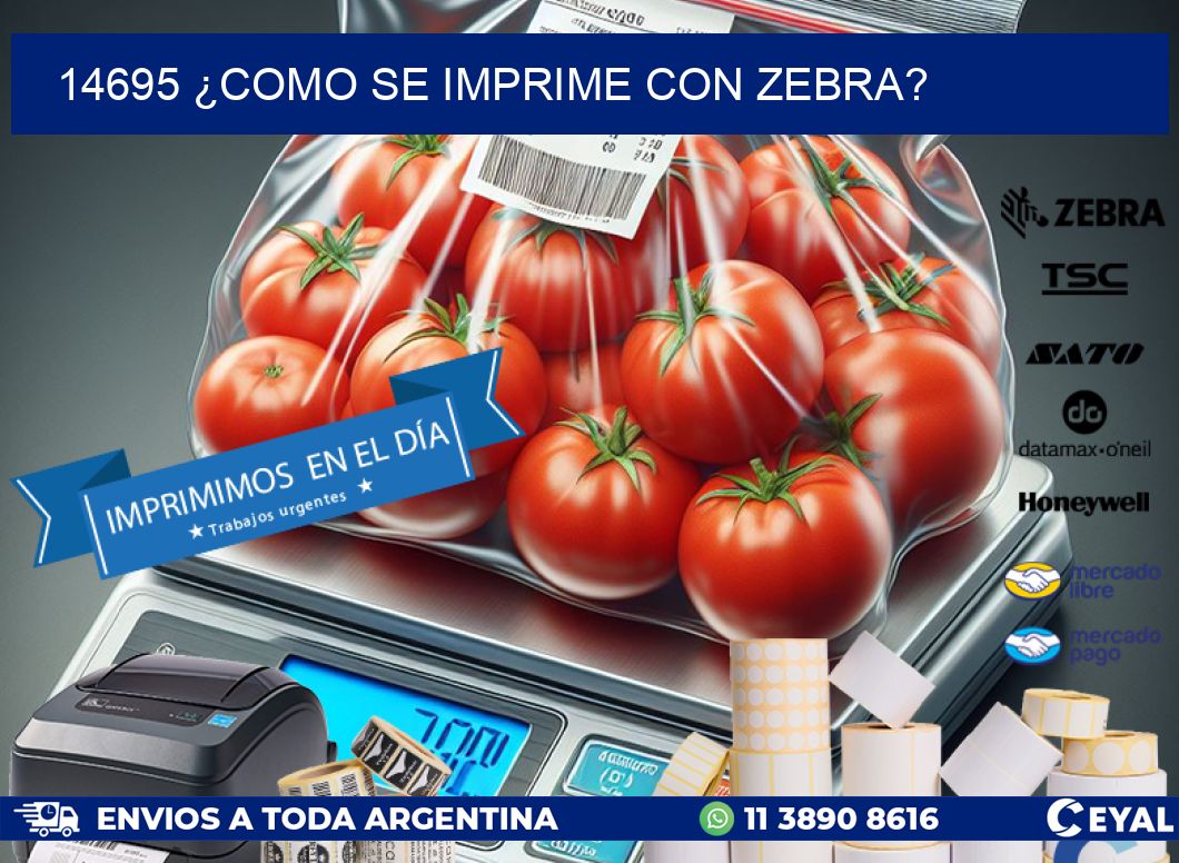 14695 ¿COMO SE IMPRIME CON ZEBRA?