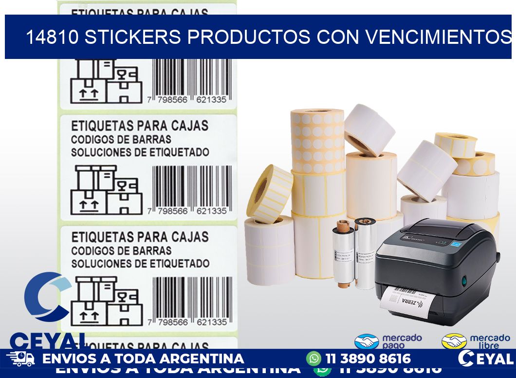 14810 STICKERS PRODUCTOS CON VENCIMIENTOS