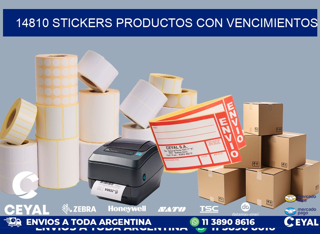 14810 STICKERS PRODUCTOS CON VENCIMIENTOS