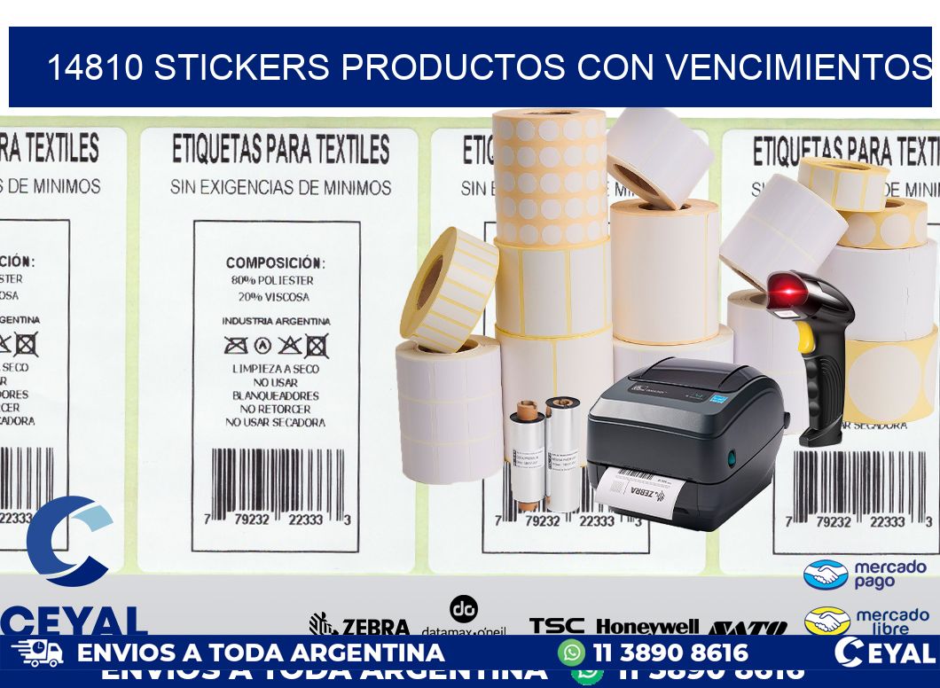 14810 STICKERS PRODUCTOS CON VENCIMIENTOS