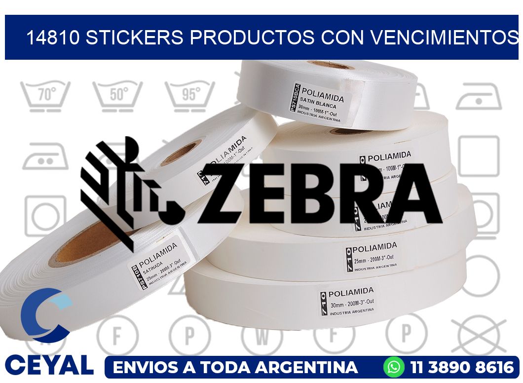 14810 STICKERS PRODUCTOS CON VENCIMIENTOS
