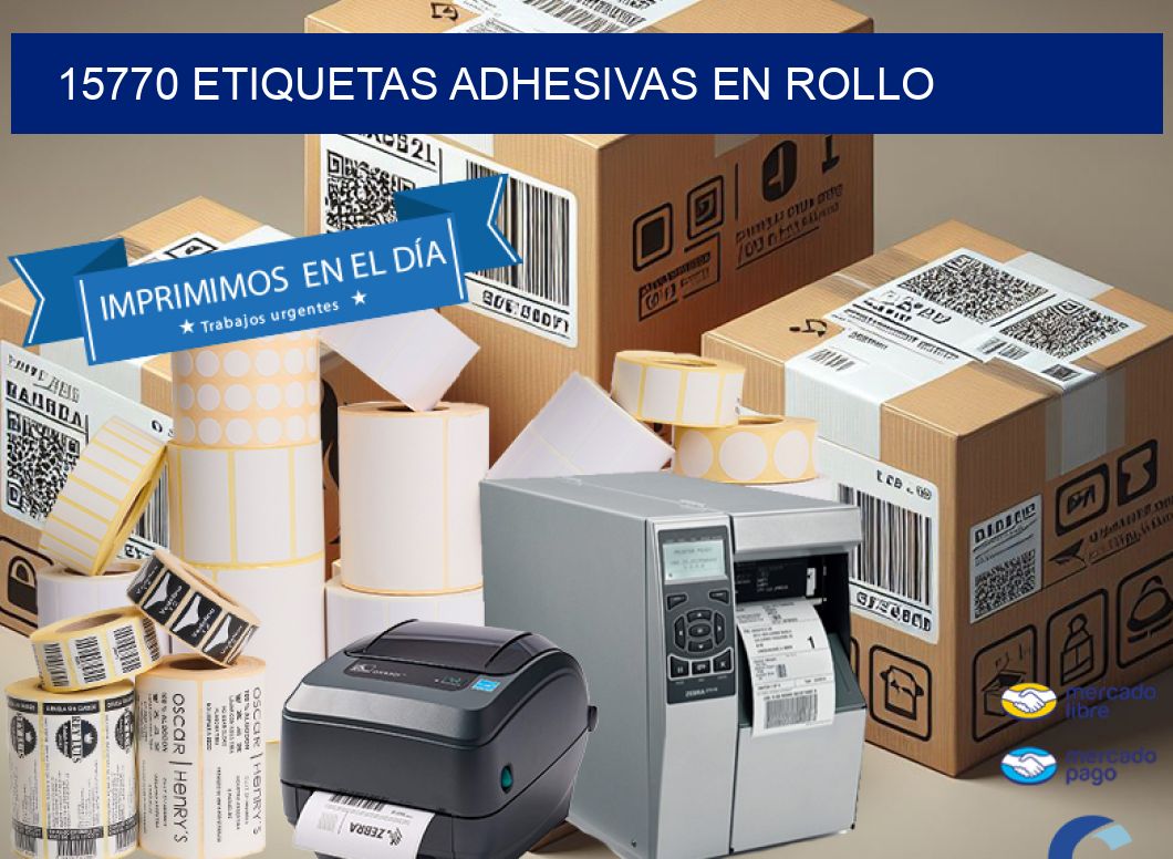 15770 etiquetas adhesivas en rollo