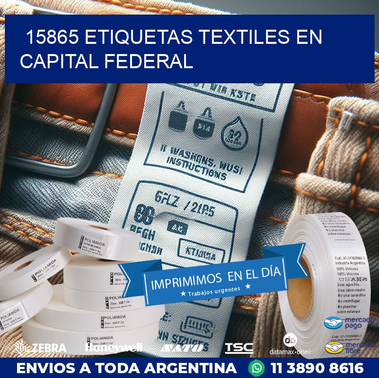 15865 ETIQUETAS TEXTILES EN CAPITAL FEDERAL
