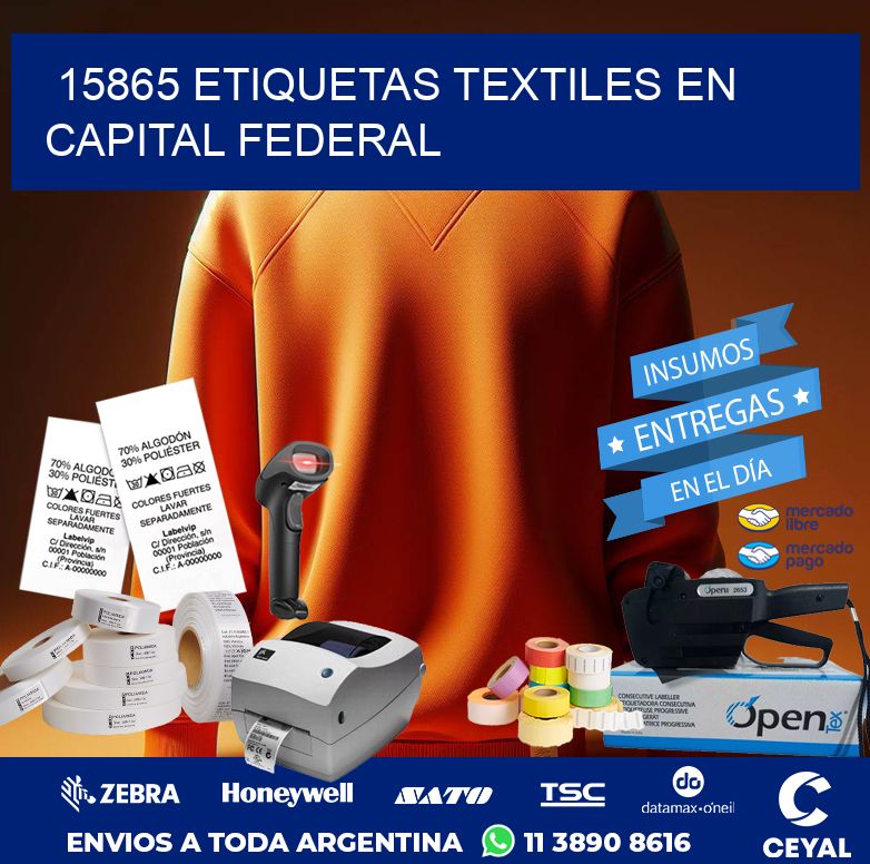 15865 ETIQUETAS TEXTILES EN CAPITAL FEDERAL