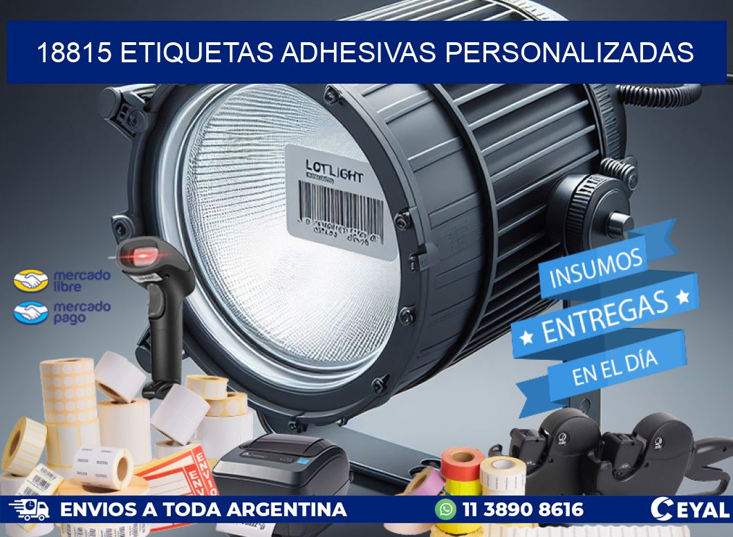 18815 Etiquetas adhesivas personalizadas