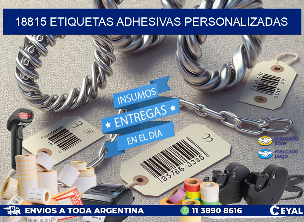 18815 Etiquetas adhesivas personalizadas