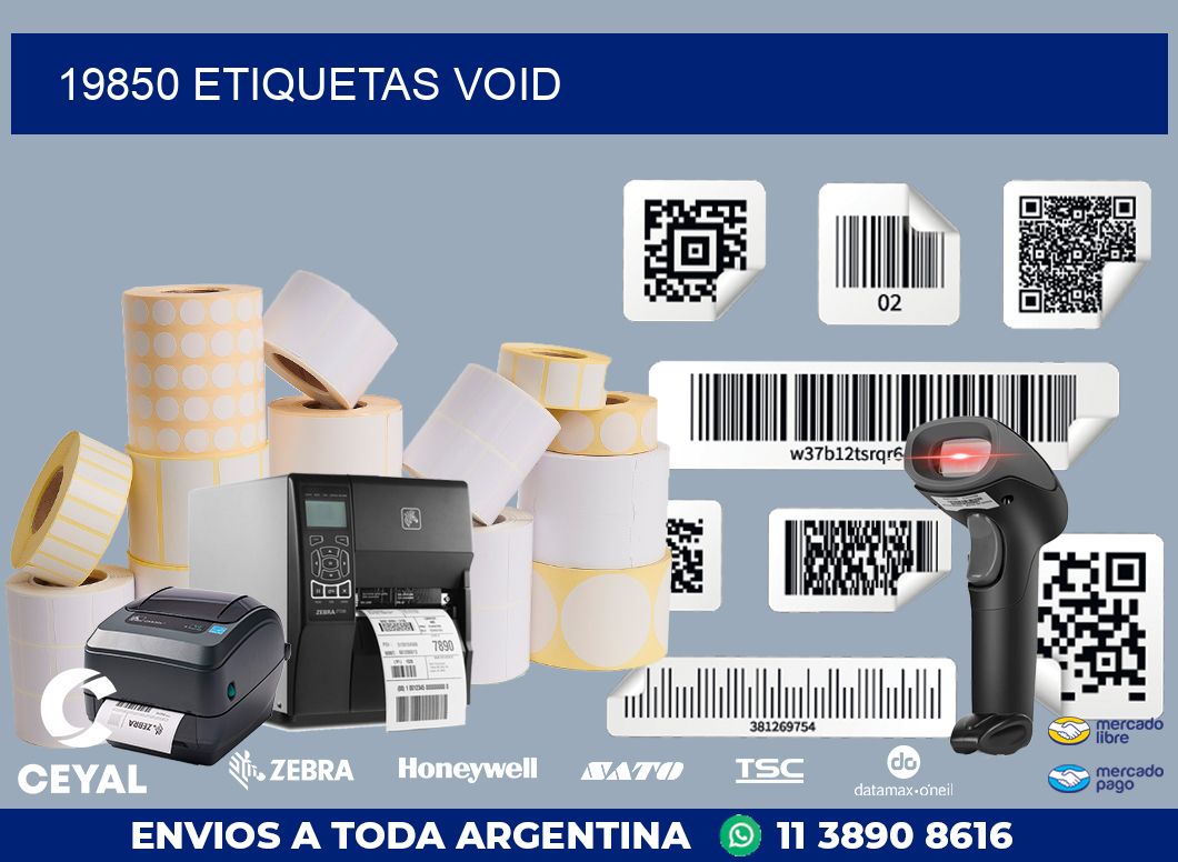 19850 ETIQUETAS VOID