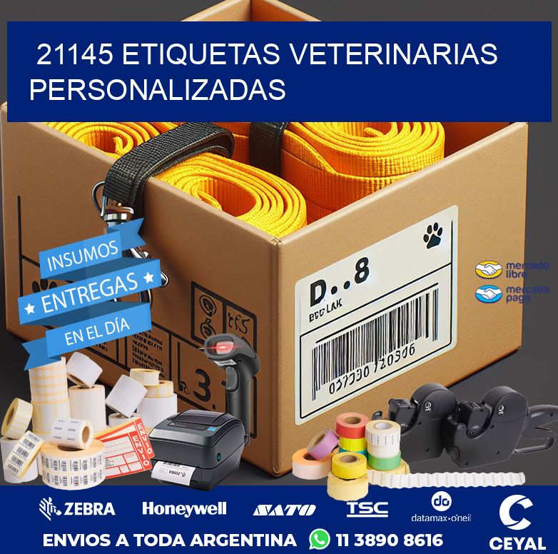 21145 ETIQUETAS VETERINARIAS PERSONALIZADAS