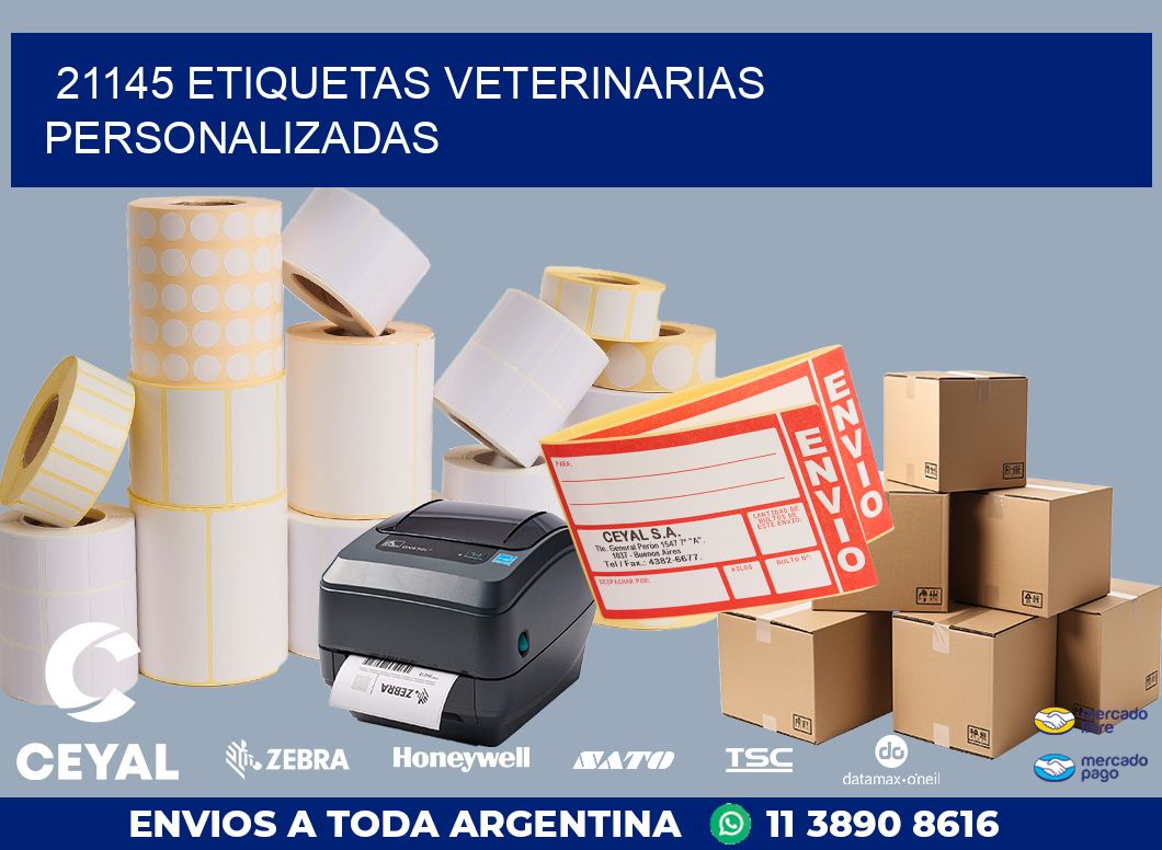 21145 ETIQUETAS VETERINARIAS PERSONALIZADAS