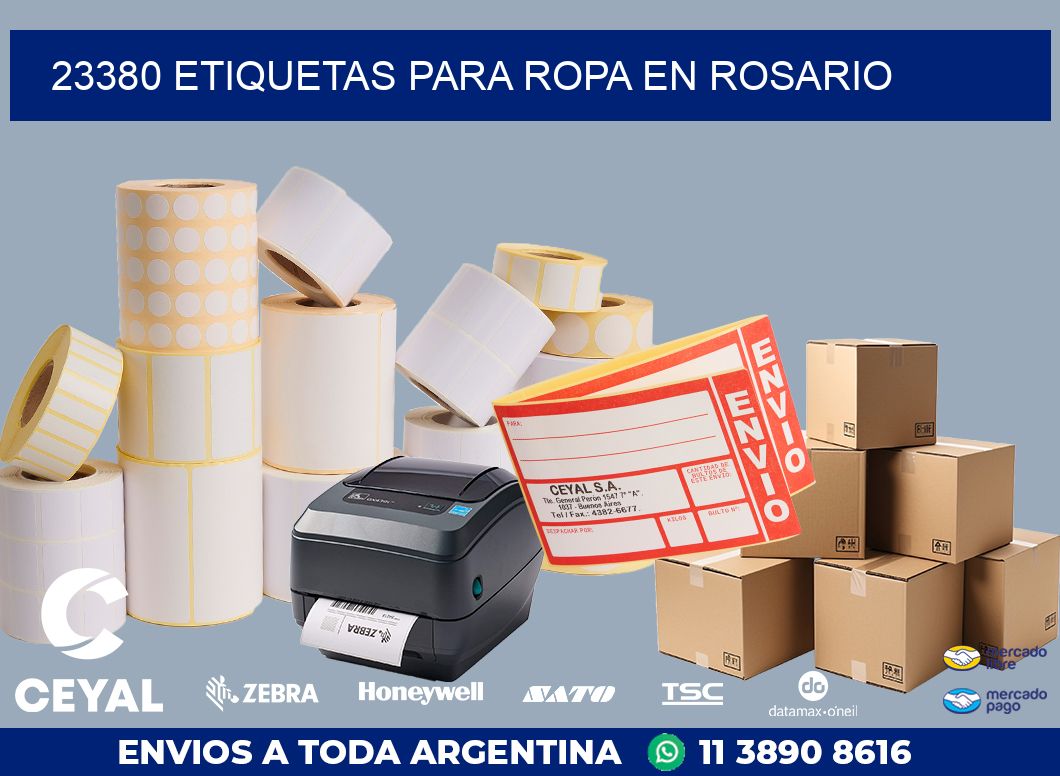 23380 ETIQUETAS PARA ROPA EN ROSARIO