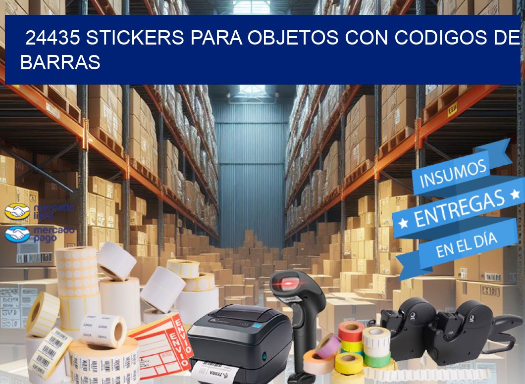 24435 STICKERS PARA OBJETOS CON CODIGOS DE BARRAS