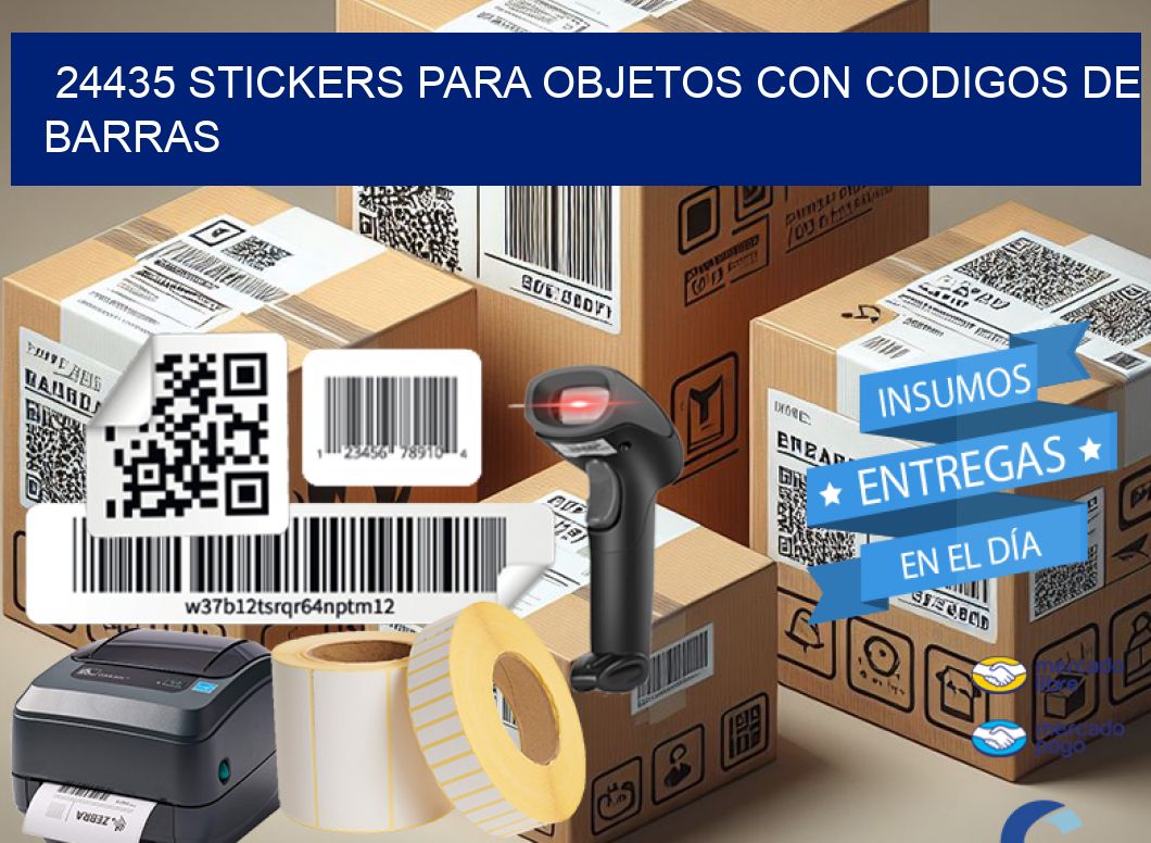 24435 STICKERS PARA OBJETOS CON CODIGOS DE BARRAS