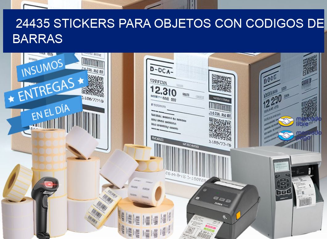 24435 STICKERS PARA OBJETOS CON CODIGOS DE BARRAS