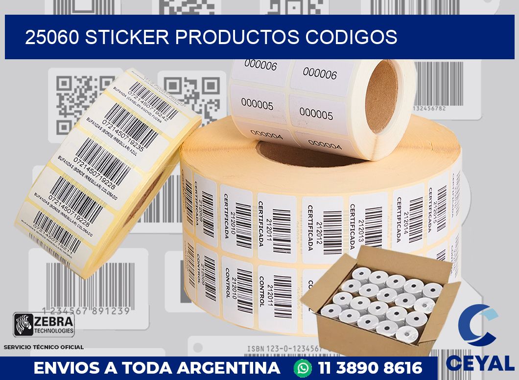 25060 sticker productos codigos