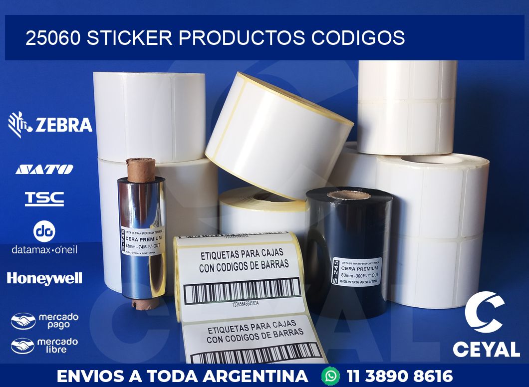 25060 sticker productos codigos