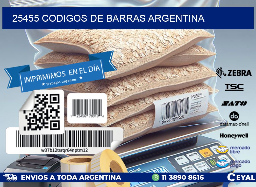25455 CODIGOS DE BARRAS ARGENTINA