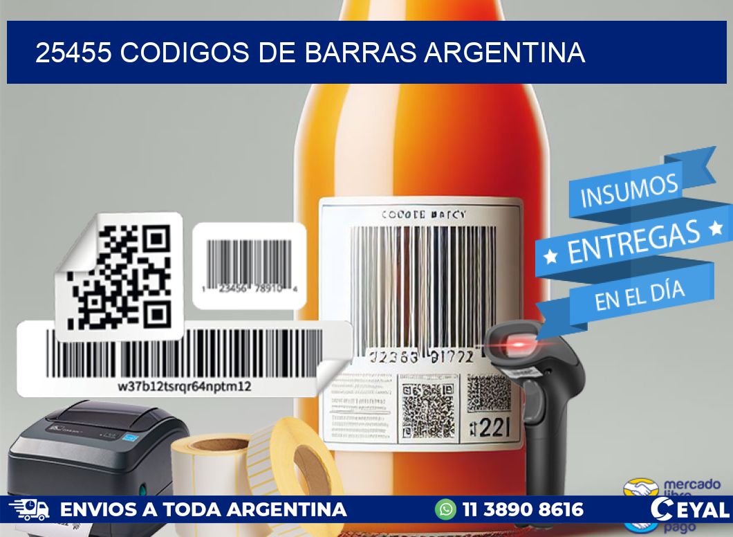 25455 CODIGOS DE BARRAS ARGENTINA
