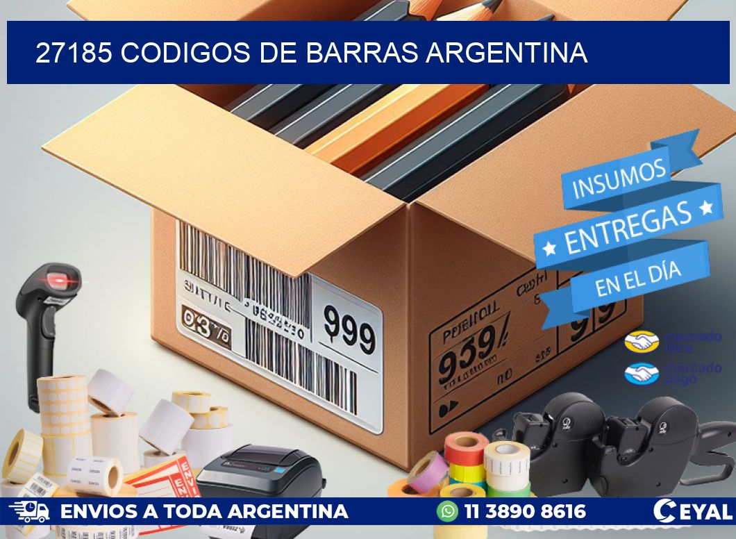 27185 CODIGOS DE BARRAS ARGENTINA