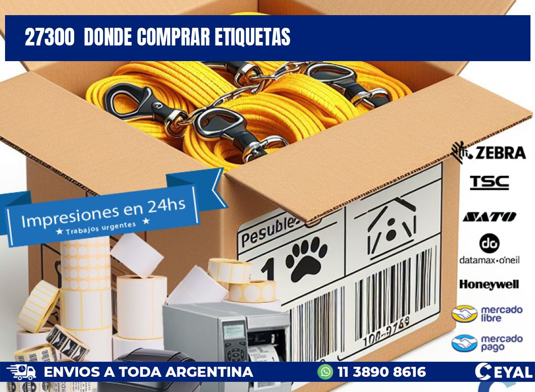 27300 donde comprar etiquetas