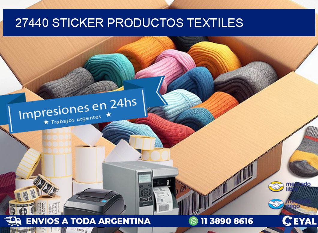 27440 STICKER PRODUCTOS TEXTILES