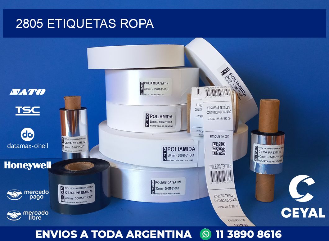 2805 ETIQUETAS ROPA
