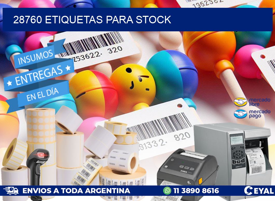 28760 ETIQUETAS PARA STOCK