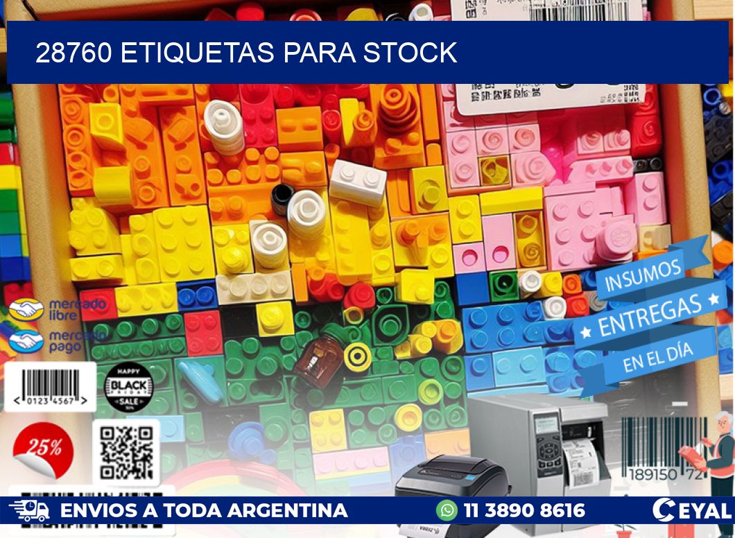 28760 ETIQUETAS PARA STOCK