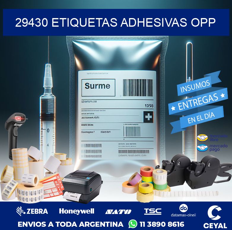 29430 ETIQUETAS ADHESIVAS OPP