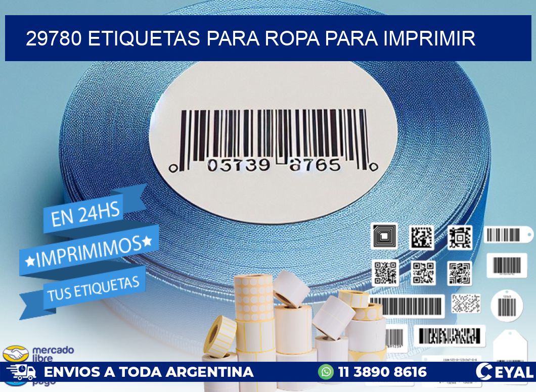 29780 ETIQUETAS PARA ROPA PARA IMPRIMIR