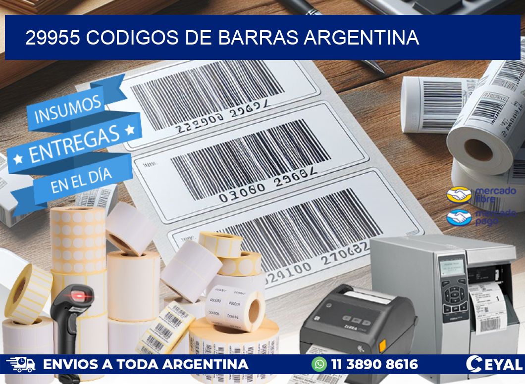 29955 CODIGOS DE BARRAS ARGENTINA