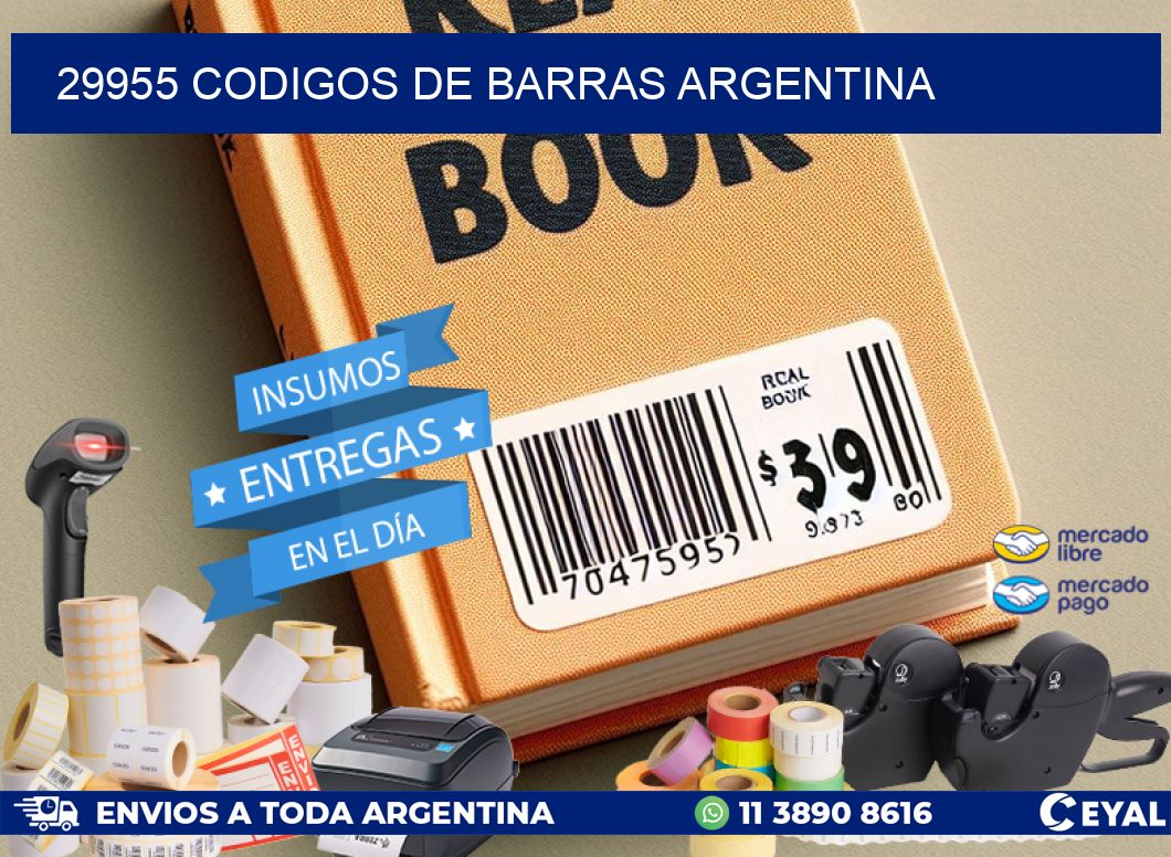 29955 CODIGOS DE BARRAS ARGENTINA