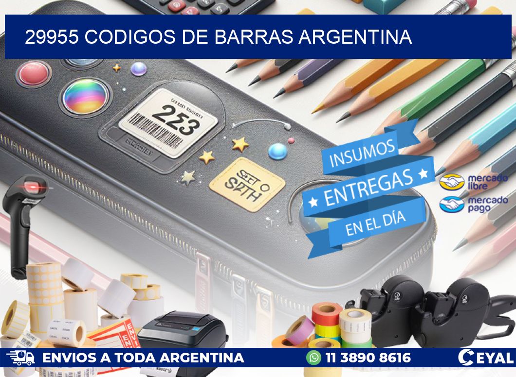 29955 CODIGOS DE BARRAS ARGENTINA